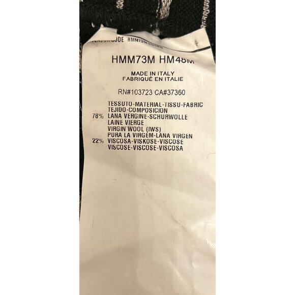 Armani Collezioni Top Sweater Black Silver Size Large - Picture 10 of 11